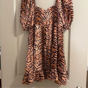 Tiger print Buddy Love dress size 10!